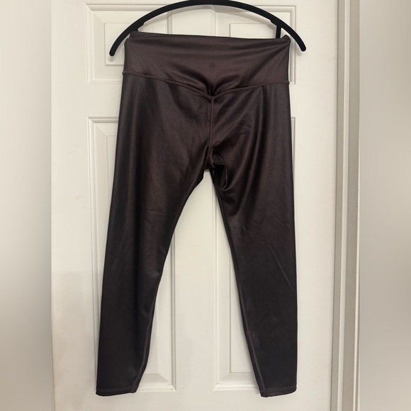 Athleta Dark Brown Elation Ultra High Rise Tights - Picture 2 of 4